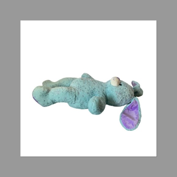 Build A Bear Blue Snowflake Stuffed Bunny Rabbit - Picture 2 of 10